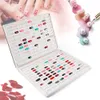 Exibição da prática de unhas 216 Cores Capas de couro Art Exibir livro Gel Polon teta Dicas de unhas Color mostrando prática de prego CARTA DE COLOR 230428