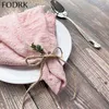 Table Napkin 10pcs Cloth Christmas 17x17 Serving Decor Dinner Towel for Kitchen Wedding Decoration Party Linen Fabric Gauze 230503