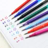 Ballpoint Pennen 50 PCSSet 07 mm Wissenbare vulling Rod Magic Gel Blauw Black Ink 8 Color Office Stationery Writing Supplies 230503