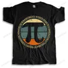 Homens camisetas Vintage Retro Pi Camiseta Homens Puro Algodão Urbano T-shirt de Manga Curta Camisa de Álgebra Professor de Matemática Tee Tops Loose Fit Roupas Gif 230428