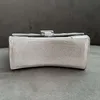 Inlagda strass diamant timglasväskor Lyxiga handväskor dam clutch crossbody väska herr Designer klassisk liten dam Väskor med justerbar axelrem