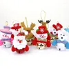 クリスマスの装飾1セット4PCSベルサンタクロース人形吊り下げ樹木装飾品ギフトお子さんナビダッドギフト