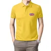 Camiseta Polos Union Jack para hombre, camiseta Vintage con bandera del Reino Unido, camisetas Retro británicas, camisetas de algodón a la moda para hombre