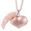 Pendant Necklaces Heart Bola Ball Pregnant Necklace Mexcian Harmony Chime For Unborn Baby Angel Sweet GiftPendant