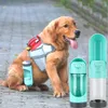 Feeding Pet Dog Water Bottle Portable For Small Large Dogs Travel Puppy Cat Outdoor Pet Water Dispenser Feeder 300ML Drinking Bowls