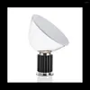 Lampes de table Moderne Simple Lampe Radar Forme Verre Pour Chambre Chevet Salon E27 Éclairage EU Plug Noir