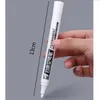 Markörer Haile 13st Permanent Feily White Pens Waterproof Tire Painting Graffiti Environmental Gel Pen Notebook Ritning Supplie 230503