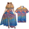 Casual Dresses Hycool Sexy V Neck Off Shoulder Sling Summer Beach Dress Latest Plus Size Wedding Guest Polynesian Couple Outfits