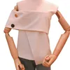 Dames T-shirts dames tops dragen off-the-shoulder 2023 feministische kleren met één woord kraag in de zomer