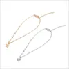 Anklets Starfish Pendant Anklet Gold and Silver Plated With Metal Chain for Women Gift