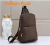 Echte lederen schoudertassen Purse portemonnee Hobos Bericht Handtas Nieuwe Avenue Sling Bag Mens Designer MANS LUXURYS Designers Cross Body Fashion Tote Taile