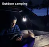 Multifunctional bright headlight with magnet hook camping lamp cap clip lamp work light bicycle lamp hiking fishing outdoor tent lantern 800mAh rechargeable