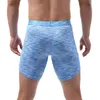 Onderbroek man ondergoed lange bokser voor mannen trunks sexy heren shorts bulge pouch sport fitness nacht slaapkleding