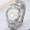 Relógio aaa montre de luxo masculino relógios mecânicos automáticos 42mm aço inoxidável completo relógios de pulso de natação safira calendário luminoso do céu