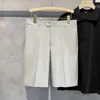 Pantalones cortos para hombres Moda Hombres Pantalones cortos de verano Color sólido Drapeado Masculino Ligero Transpirable Cómodo Oficina Traje informal Pantalones cortos Bermudas 230503