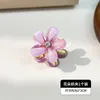 Haaraccessoires Koreaans temperament schattige kinderen Alloy Mini Side pony Small Grap Clip vijf-Petal Flower Hairpin voor modevrouwen Spring