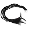 Motorcycle Helmets Reusable Ponytail Small Dreadlocks Balance Car Decorative