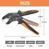 Tang Crimping Pliers Set for Insulation Terminals Electrical Clamp Min Tools Hand Heat Shrink Connector Crimper Tool Kit