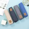 Square Large Pen Pen Bag Creative Zipper Spiterery Studenci Gift Girl Boys Pencil Case School Supplies