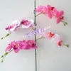 Fleurs décoratives 30 pièces de Mini branche de fleur d'orchidée obufferfly accessoires de bricolage en soie artificielle insertion de Guide de route en arc