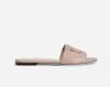 Designer Fashion Ladies Sapaters Sapatos Sandálias planas de verão Casual Casual Flip-Flops Box 35-43