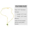 Pendant Necklaces FLOLA Gold Short Chain Copper CZ Mushroom Necklace Bead Colorful Cute Enamel Accessories For Women Nkey04