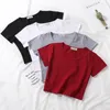 Women's T Shirts Customize Your LOGO Cotton Short-SleevedT-Shirt Women's Summer Short Leak Belly Button Bottoming Shirt Tight