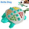 Speelgoed Hond Tandenknarsen Reinigen Speelgoed om tandsteen te verwijderen Om angst te verlichten Puzzel Entertainment Schildpadvorm Dierbenodigdheden