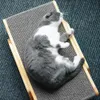 Скретчики деревянные кошачьи скребки съемки съемный гостиный кровать 3 в 1 скретч