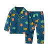 Pyjamas SAILEROAD D'été Garçons Manches Longues Pyjamas Filles Ensemble Dinosaures Pyjama Coton Enfants Pijama Enfants Vêtements De Nuit 230503