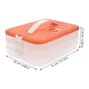 Storage Bottles Crisper Deli Containers Lids Food Dumplings Box Tray Dumpling Freezer Case Plastic Fruit Vegetables