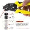 Tang Kkmoon Professional Wire Crimpers Multifunktionella spärrning Terminal Crimp -tång Trådstrippare Crimper Tool Cord End