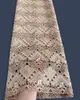 Fabric Highest Quality Gold African Cord Lace Guipure Fabric Korea Made Modern Traditional Inspired Occasional Celebrants Wear 5 Yards