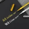 Marker 48 Stück DIY Metall Wasserdicht Permanent Paint Marker Stifte Weißgold Silber Pinsel Handwerk Harz Form Stift Kunst Malerei Zubehör 230503