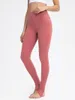Aktywne spodnie modne legginsy seksowna joga siłownia sporty na świeżym kolorze kobiety spodnie w wysokim poziomie bioder