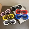 Sunglasses Oval For Men Women Fashion Retro Brand Design Shades Eyewear Female Candy Color Goggle Classic Sun Glasses