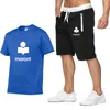 Heren t-shirt zomers shorts ontwerper losse t-shirt modemerk top heren t-shirt pak casual shirt tide tide merk kleding street kleren t-shirt shorts trapstar jas