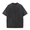 Mens TShirts Wholesale 280gsm heavy weight T Shirt Men Hip Hop Vintage Washed Oversized Streetwear 100% Cotton Tshirt 230503