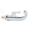 Robinets d'évier de salle de bains Chrome Bassin Cuivre Robinet Mitigeur Bec Bain Haute Qualité Alliage Robinet D'eau Froide Fit Trou Taille 22-32mm