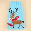 DHL christmas knitted wine bottle cover party favor xmas beer wines bags santa snowman moose beers bottles covers Wholesale GG