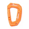 5 PCSCARABINERS BUCKLE CLIP OUTDOOR CAMPING BIG TOOLDバックルプラスチックスチールモルクイックフックバックパック戦術カラビナモルバックルフックP230420