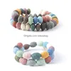 Stone Assorted Volcanic Lava Loose Beads Diy Essential Oil Diffuser Charm Bracelets Jewelry Making Accessories Drop Delivery Dhnaj