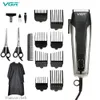 Hair Trimmer VGR Clipper Profissional Máquina elétrica Corte Corte adulto Magic Clippers Wired Power Power Electric Anders Kit Men 230428