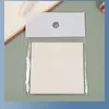 Notepads 100 Blätter transparente Sticky Notes Scrapes Aufkleber Notizpolster veröffentlicht es Papier Clear Notepad School Stationery Office Supplies 230503