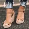 Sandalen Damen Schuhe Plateau Damen Bequeme Wedges High Heels Pumps Sandalen Espadrilles Damen Sommer Plus Size 43 230503