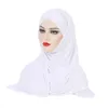 Исламский хиджаб женщины -мусульманин Один кусок амира кросс -платчик с турбан