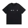 23 Paris Fashion Brand Bale High Edition Classic Letter Printing 3D Light Luxury Short Sleeve Unisex Pure T-Shirt