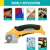 Scharen USB перезаряжаемые электрические ножницы для быстрой резки бумаги, ткани, кожаной ткани, шитья, помощника по резке, мини-электрические ножницы