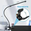 Table Lamps Clip Desk Lamp Accessories Small Universal Professional Lighting Device USB LED Reading Light Accessory White