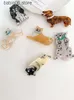 قصات الشعر barrettes المرأة الكلب حيوان لطيف dachshund corgi البلدغ pug لابرادور shiba inu shiba inu الشعر مخلب t230503